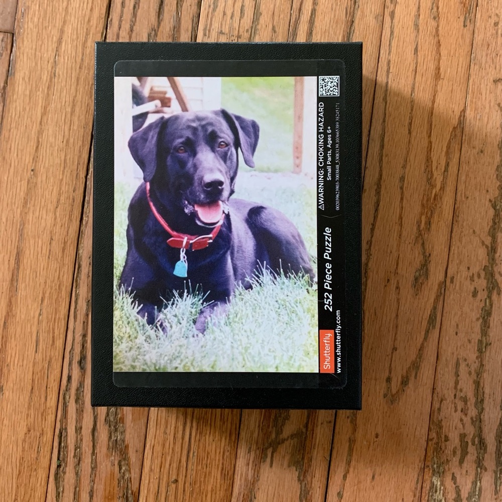 252 piece Jigsaw Puzzle - BLACK LAB * EUC *